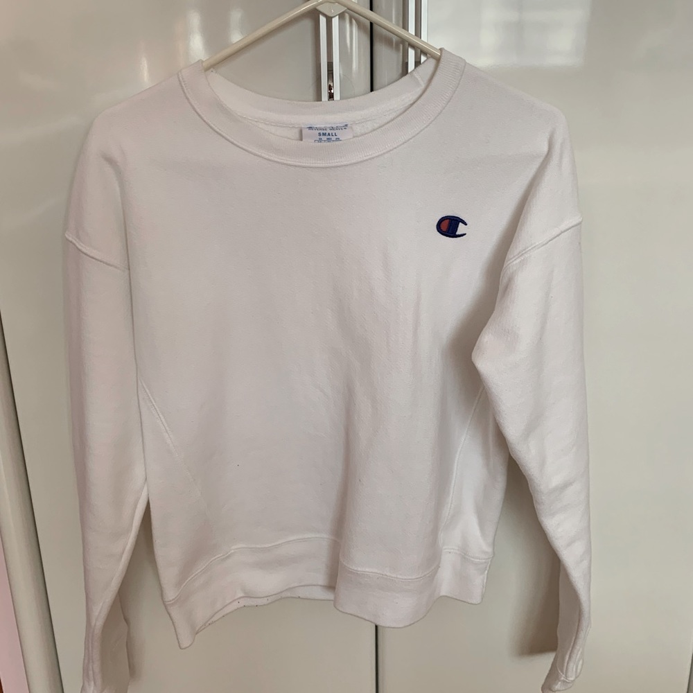 WOMENS CHAMPION REVERSE-WEAVE CREW NECK